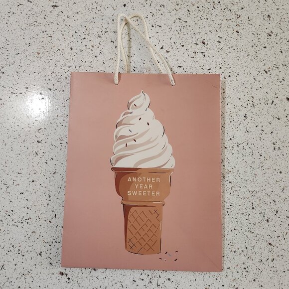 Amy Heitman Another Year Sweeter Ice Cream Birthday Gift Bag - Picture 1 of 7